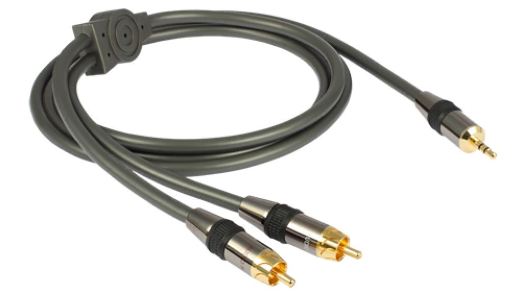 Cablu Jack 3.5mm – RCA Goldkabel Profi 5 metri avmall imagine noua