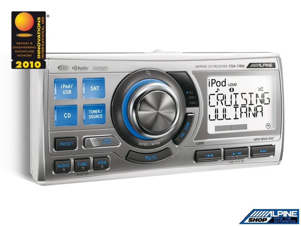 CD Player Auto Alpine CDA-118M