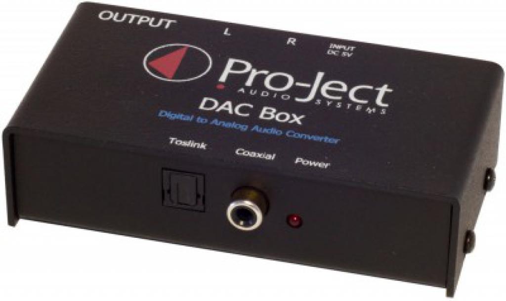 Convertor Digital/Analog (DAC) Pro-Ject DAC Box TV
