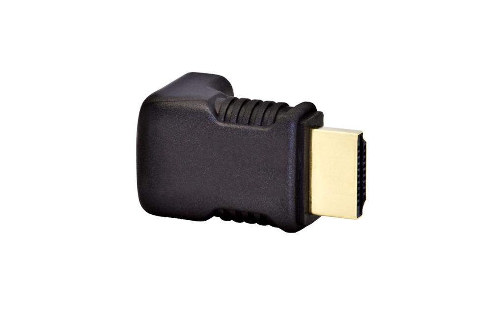 Adaptor HDMI Black Connect Typ 90 grade avmall.ro imagine noua 2022