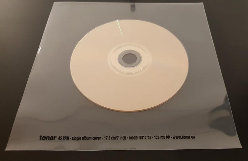 Folie Protectie Tonar Nostatic sleeves for 7 inch (17,8 cm) 45 RPM records