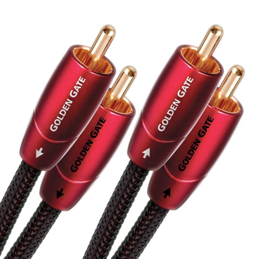 Cablu Interconect Stereo RCA Audioquest Golden Gate 1.5 metri AudioQuest imagine noua 2022