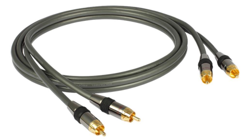 Cablu Interconect GoldKabel Profi RCA 1m desigilat