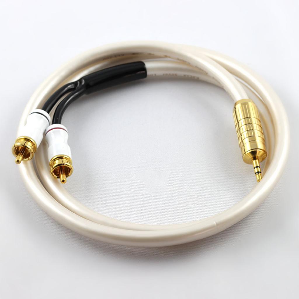 Cablu Interconect Jack 3.5mm – RCA KaCsa Audio KCS-200Y 1.5m avmall imagine noua