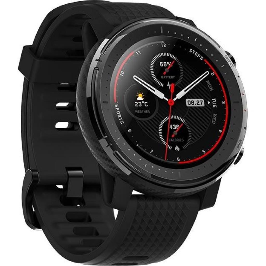 Smartwatch Amazfit Stratos 3 GPS Bluetooth Black Amazfit imagine noua