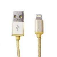 Cablu de Alimentare iPhone, iPad, iPod Sumvision Lighting Mfi Gold Edition
