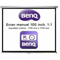 Ecran Proiectie Videoproiector BenQ 100 inch 1:1 5J.BQM11.100